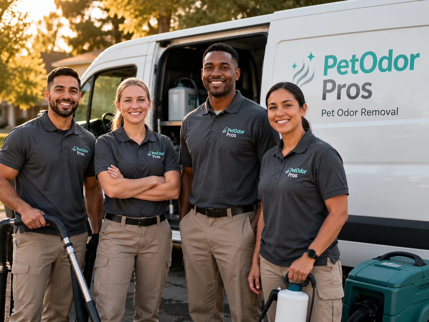 Pet Odor Removal team serving Brookfield, OH